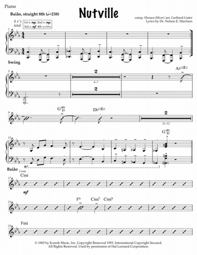 Nutville (arr. Gerhard Guter)