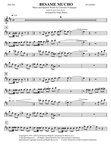 Besame Mucho (Kiss Me Much) (arr. Jorge Juárez)
