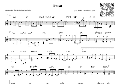 Deixa (arr. Sérgio Matias da Cunha)