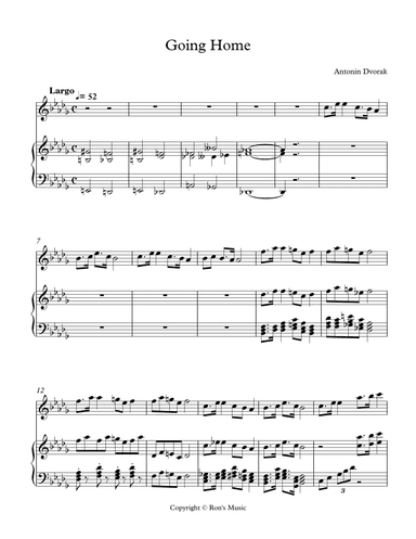 Going Home (arr. Ronald Batkiewicz)