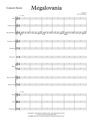 MEGALOVANIA (from Undertale) (arr. Aaron Ramsey)