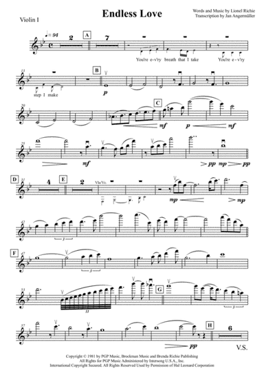 Endless Love (arr. Jan Angermüller)