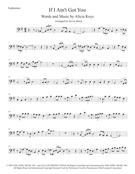 If I Ain't Got You (arr. Kevin Busse)