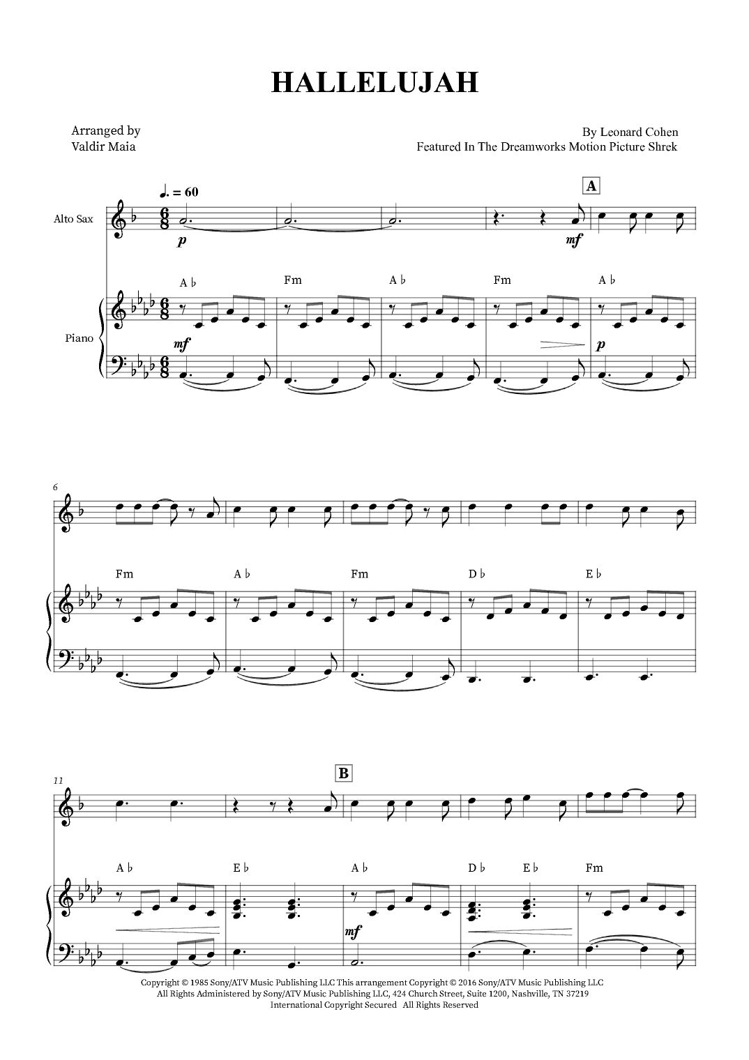 Hallelujah (arr. Valdir Maia)