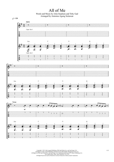 All Of Me (arr. Antonius Agung Setiawan)