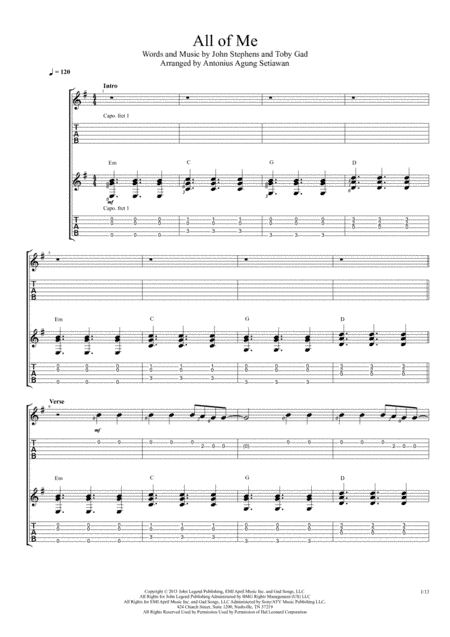 All Of Me (arr. Antonius Agung Setiawan)