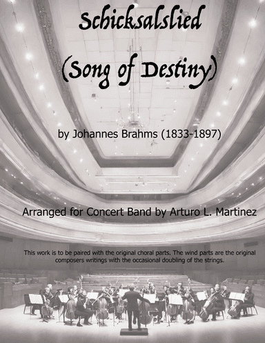 Schicksalsleid (Song of Destiny) (arr. Arturo L. Martinez)