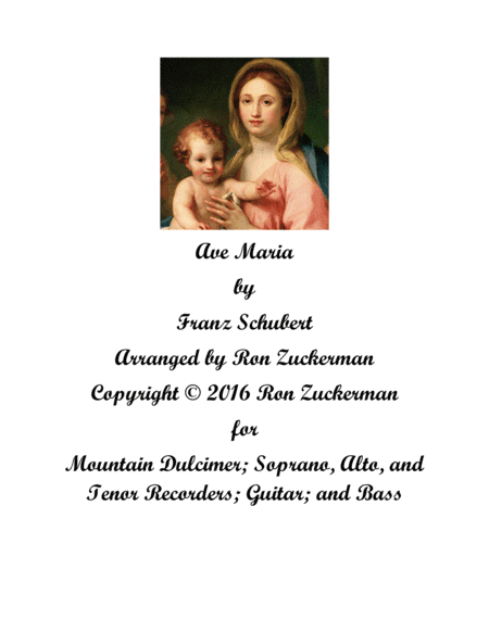 Ave Maria (arr. Ron Zuckerman)