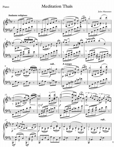 Meditation Tais (arr. Markowsky Vladimir)