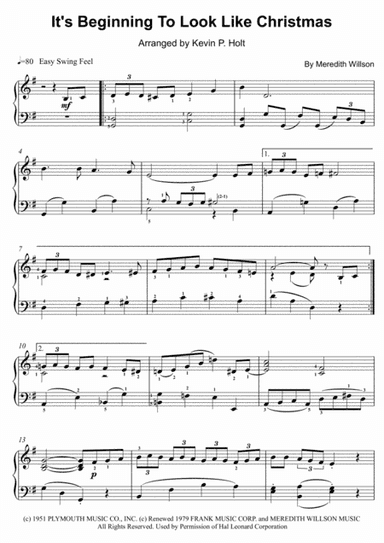 It's Beginning To Look Like Christmas (arr. Kevin P. Holt)