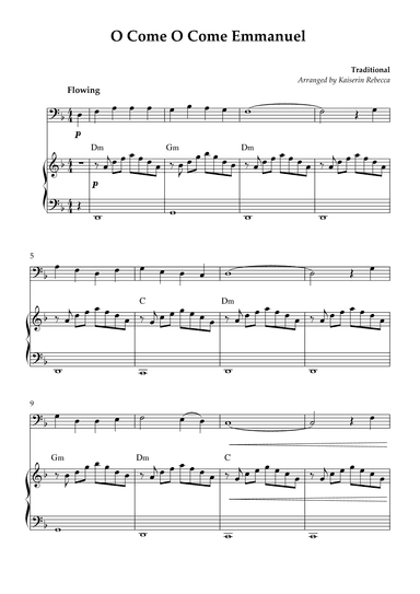 O Come O Come Emmanuel (arr. Kaiserin Rebecca)