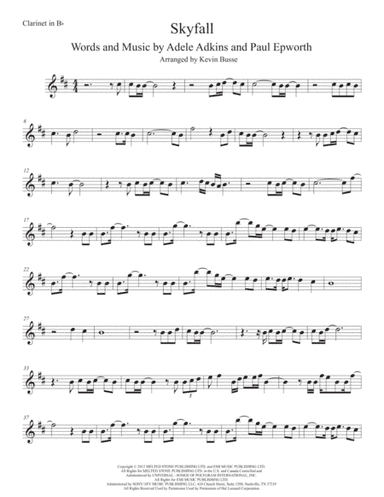 Skyfall (arr. Kevin Busse)