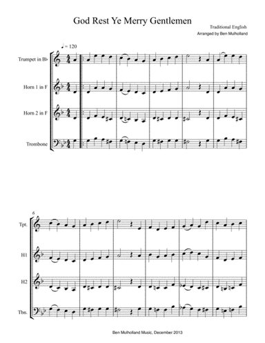 God Rest Ye Merry Gentlemen (arr. Ben Mulholland)