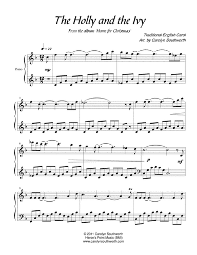 The Holly and the Ivy (arr. Heron's Point Music)