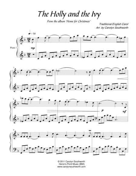 The Holly and the Ivy (arr. Heron's Point Music)