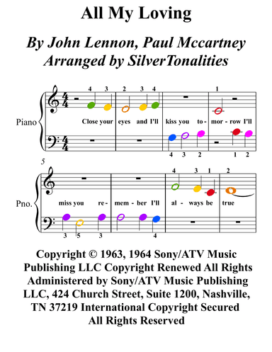 All My Loving (arr. SilverTonalities)