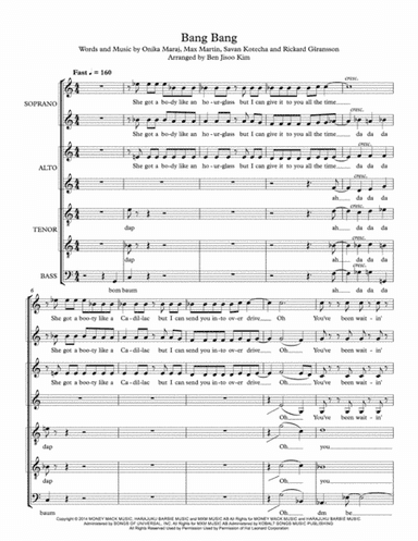 Bang Bang (arr. Ben Jisoo Kim)