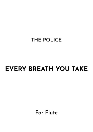 Every Breath You Take (arr. Jireh J.)