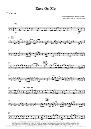 Easy On Me (arr. P.H. Damasceno)