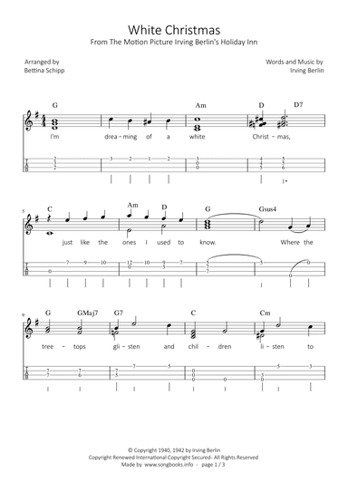 White Christmas (arr. Bettina Schipp)