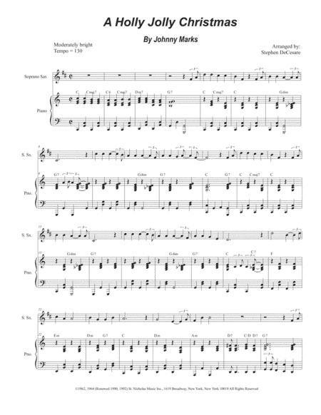 A Holly Jolly Christmas (arr. Stephen DeCesare)