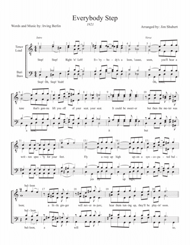 Everybody Step (arr. Jim Shubert)