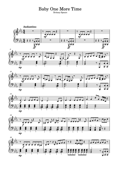 ...baby One More Time (arr. eduardo)