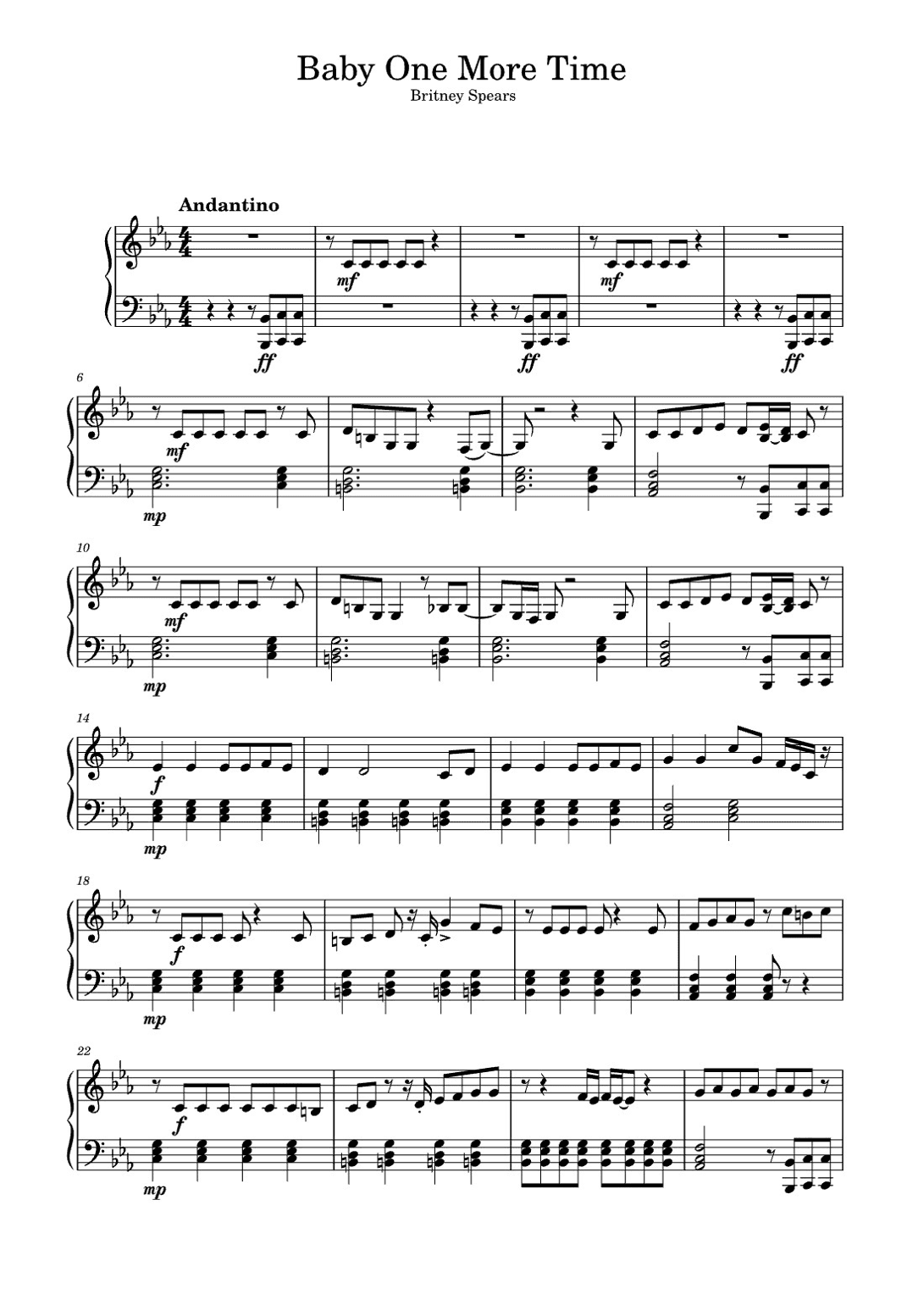 ...baby One More Time (arr. eduardo)