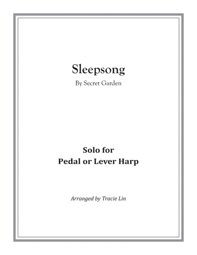 Sleepsong (arr. Tracie Lin)