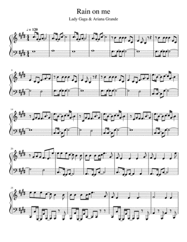 Rain On Me (arr. Tom Xyw)