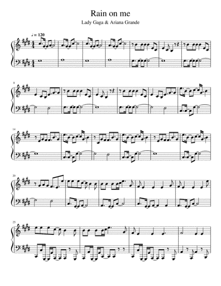 Rain On Me (arr. Tom Xyw)