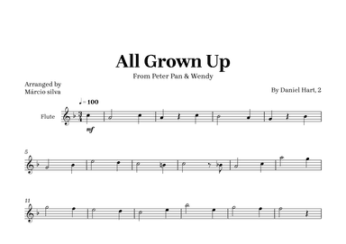 All Grown Up (arr. Márcio Silva)