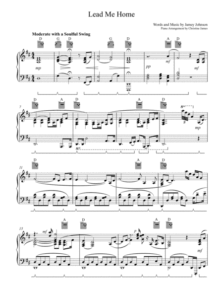 Lead Me Home (arr. Christine J. James)