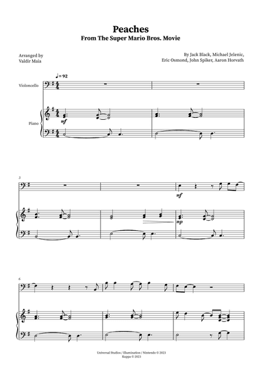 Peaches (arr. Valdir Maia)
