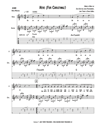 Here For Christmas (arr. Bruce Muckala)