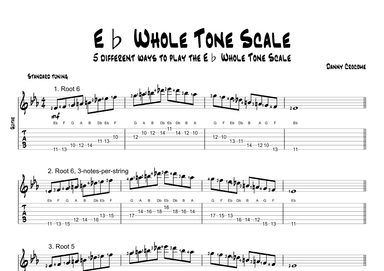 Eb Whole Tone Scale (5 Ways to Play)