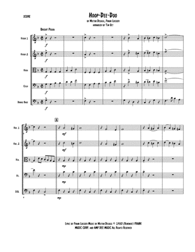 Hoop-dee-doo (arr. Tim Olt)