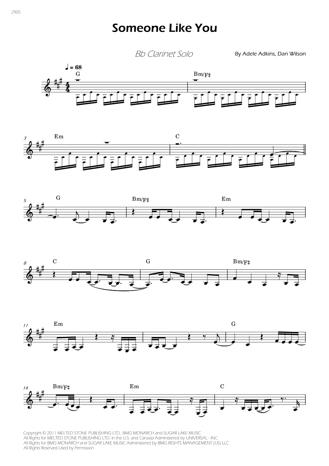 Someone Like You (arr. César Madeira)