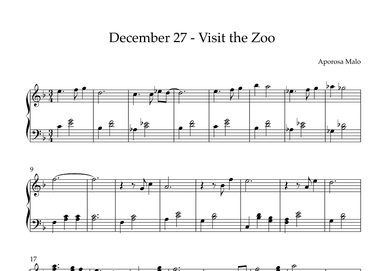 December 27 - Visit the Zoo