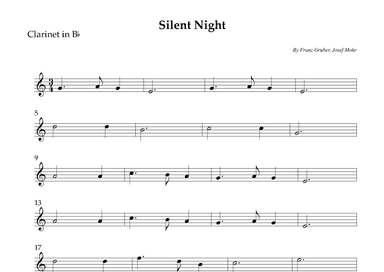 Silent Night (arr. Wesley S. SIlva)