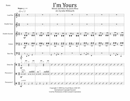 I'm Yours (arr. John Willmarth)