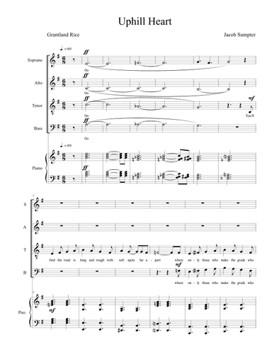 Uphill Heart - Score Only