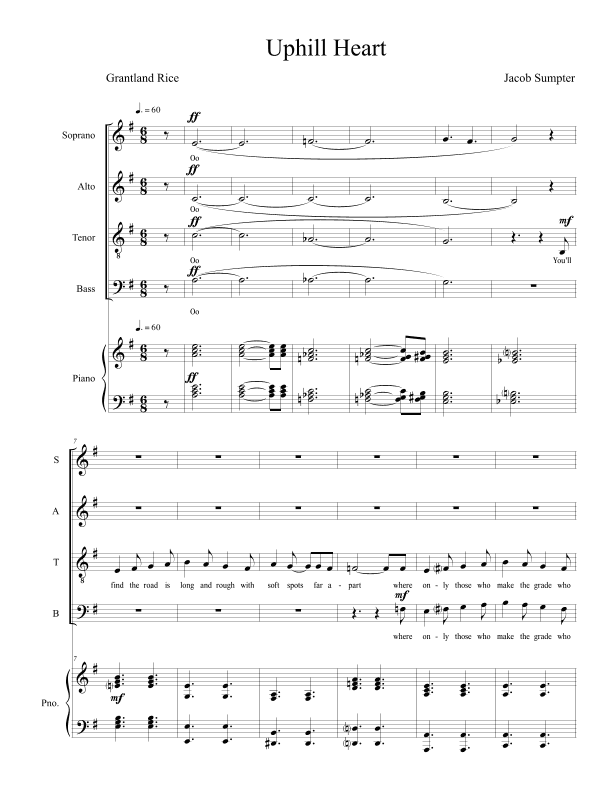 Uphill Heart - Score Only