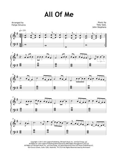 All Of Me (arr. Felipe Silveira)