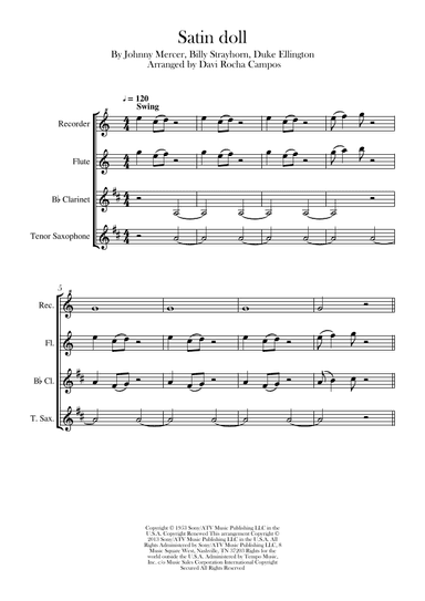 Satin Doll (arr. Davi Rocha Campos)