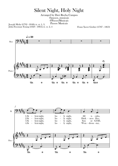 Silent Night, Holy Night (arr. Davi Rocha Campos)
