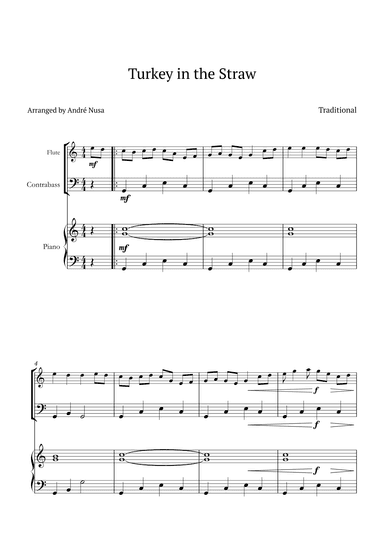 Turkey in the Straw (arr. André Nusa)