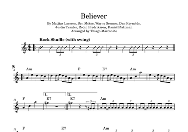 Believer (arr. Thiago Marconato)