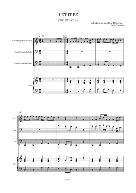 Let It Be (arr. Luis Corales)