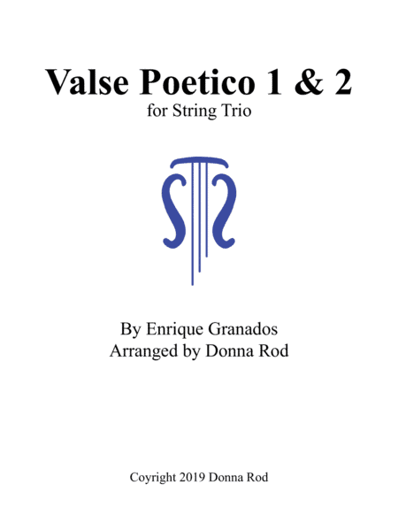 Valse Poetico 1 & 2 (arr. Donna Rod)